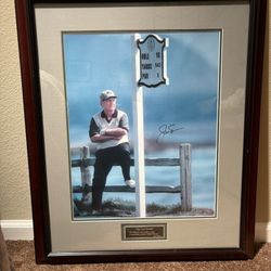 Jack Nicklaus Signed 2000 US Open “The Last Hole” Framed Photo