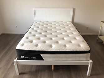 Bed frame and mattress