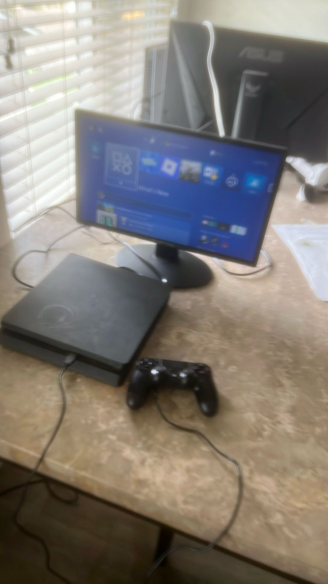 PS4 And Monitor