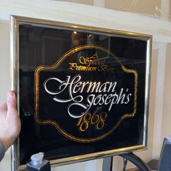 1981 Coors Herman Joseph's Beer (for Adolph Herman Joseph Coors) Lighted Sign