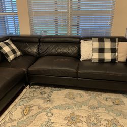 Black sofa
