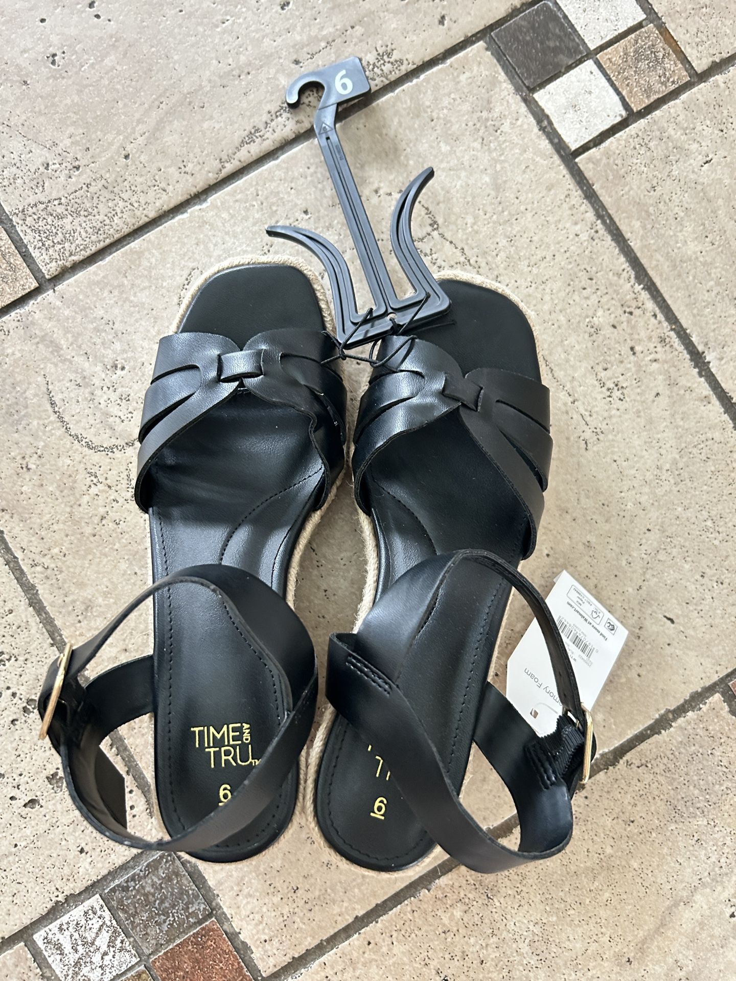 NWT Time and Tru Women's Wedge Sandals