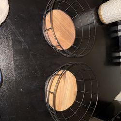 Metal Wire Fruit Bowls - Decorative Bowls