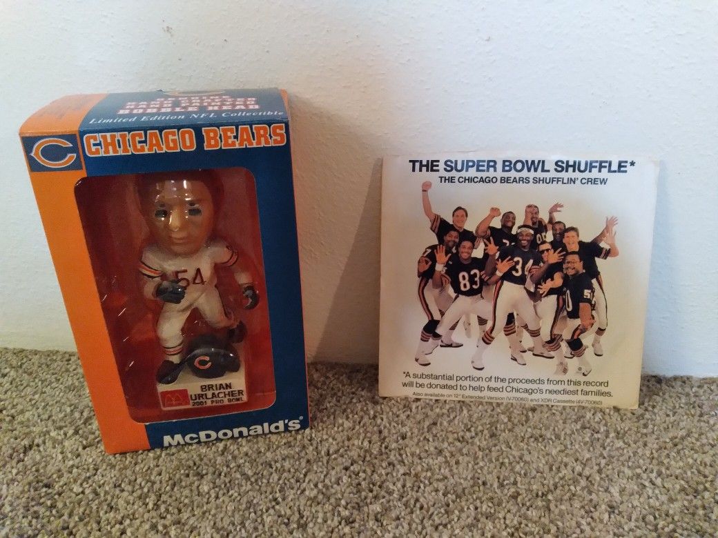 Chicago Bears Bobblehead&Record