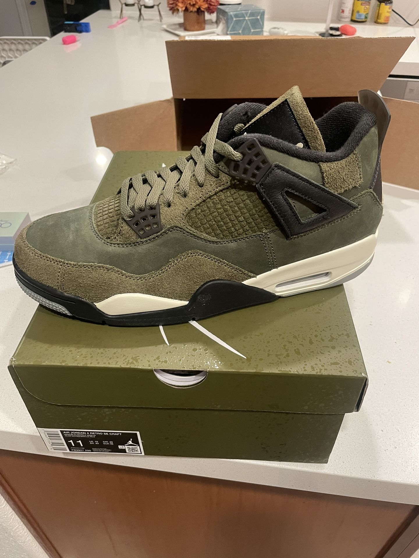 Jordan 4 Retro Craft Mens Size 11