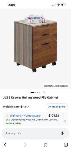 Kerr Brown 3 Drawer Cabinet