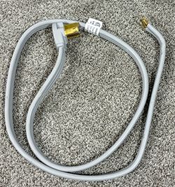 50A Range/Dryer 6 foot 3 prong power supply cord and outlet 125/250V stove