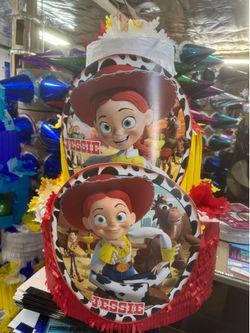 Jessie from Toy Story pastel piñata
