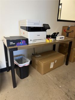 Long Dark Work Table - $10 - Irvine Pickup