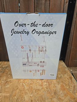 Jewelry organizing over the door or hanging
