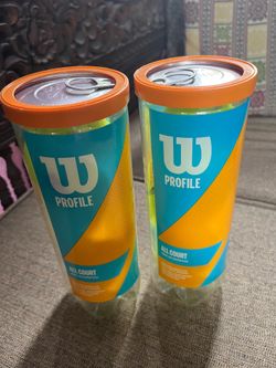 2 new cans of Wilson Tennis balls
