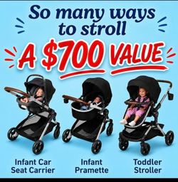 NEW - Graco Travel System - Stroller Car Seat Combo Infants Toddlers