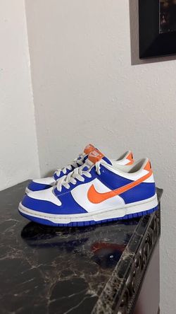 Nike Dunk Low Blue Orange White Sneakers