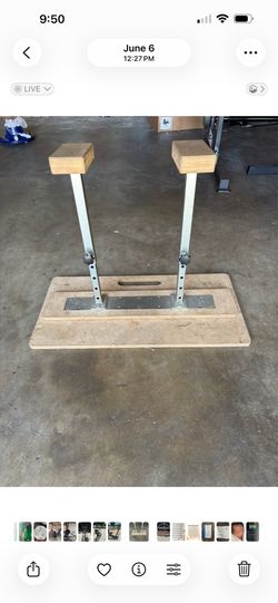 Gymnast hand stand