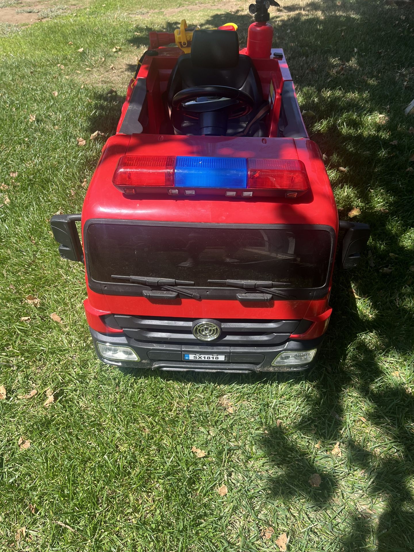 Ride On Electric Fire Truck