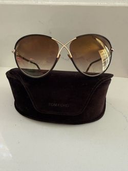 Tom Ford Oversized Sunglasses with Case