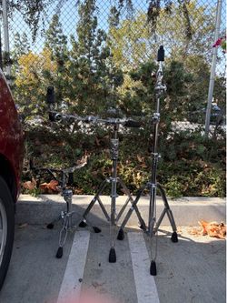 Pearl Drum Hardware - 2 Cymbal Stands & 1 Snare Stand