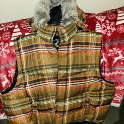 Female Vest With Hood