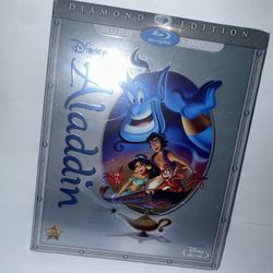 Aladdin (Blu-ray/DVD, 2015, 2-Disc Set, Diamond Edition) Brand New 