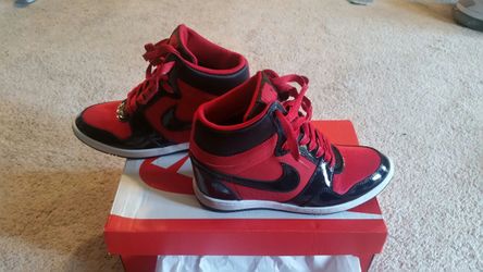 Shoes (Nike Air Force wedge heels) size 8.5