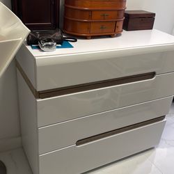 White dresser