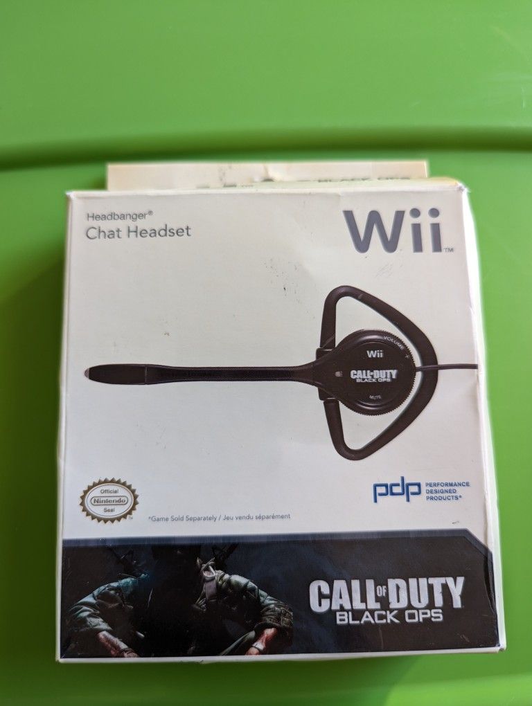 Nintendo Wii Chat Headset