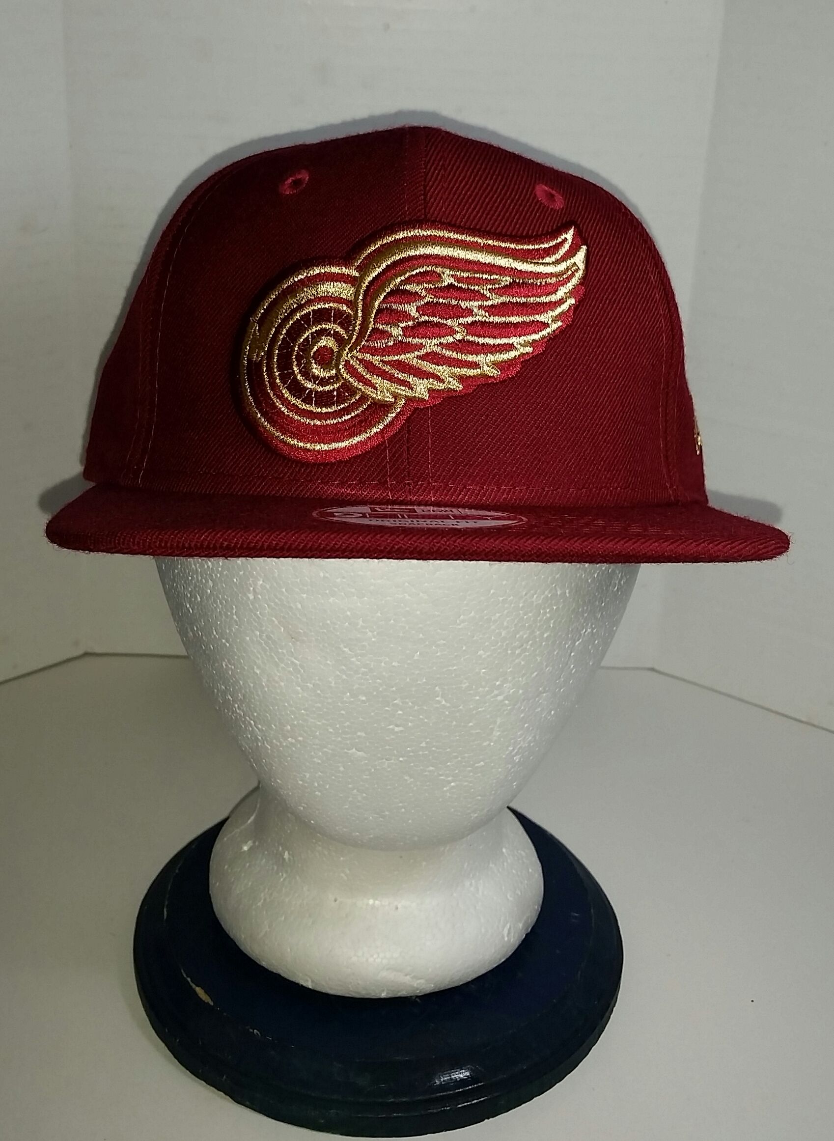 #NEW DETROIT RED WINGS 9FIFTY WINE SNAPBACK HAT FIRM PRICE $30.00