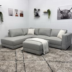 Gray Sectional Couch - Free Delivery 