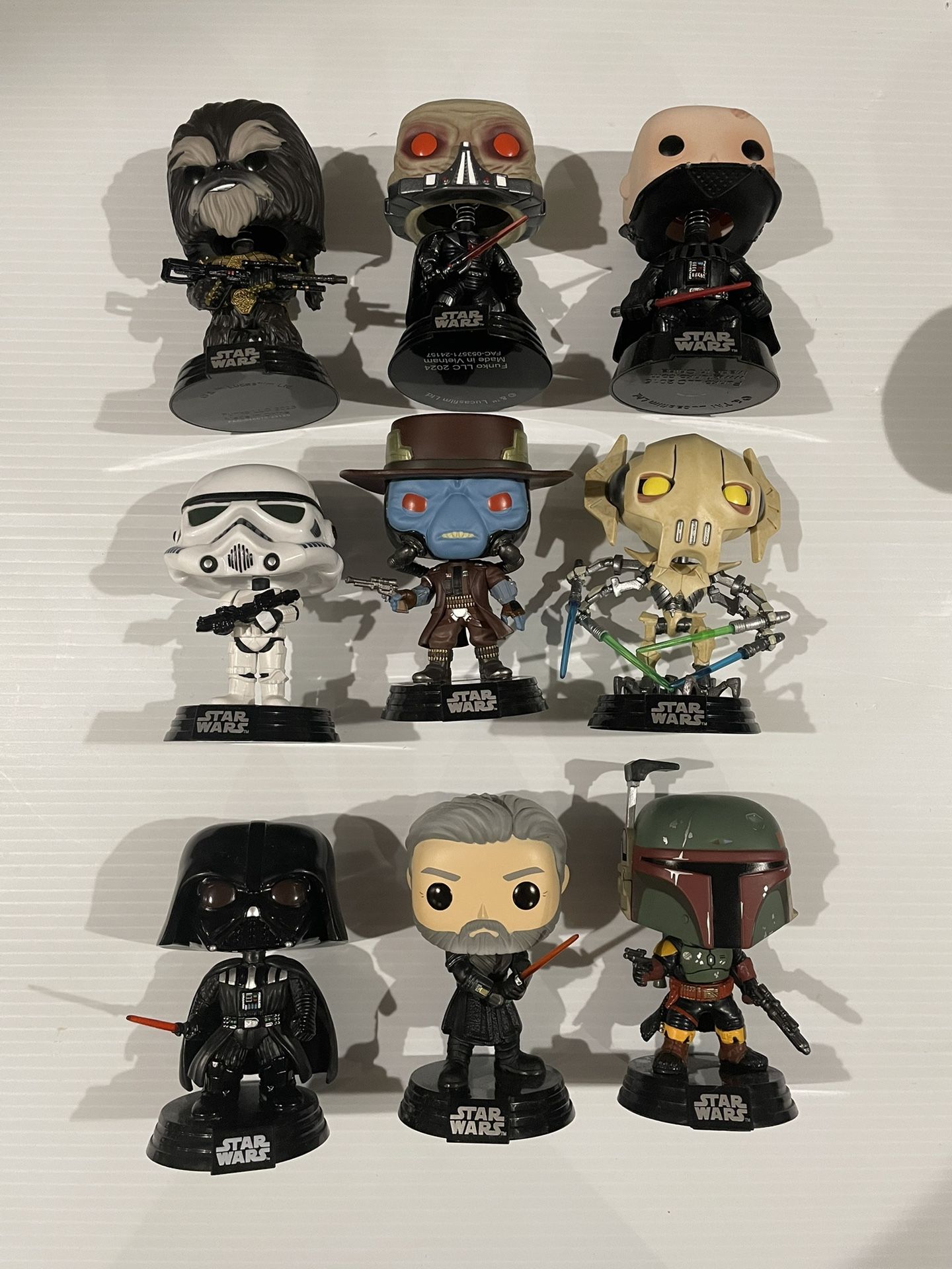 Star Wars Funko Pop Lot
