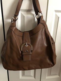 Authentic leather coach