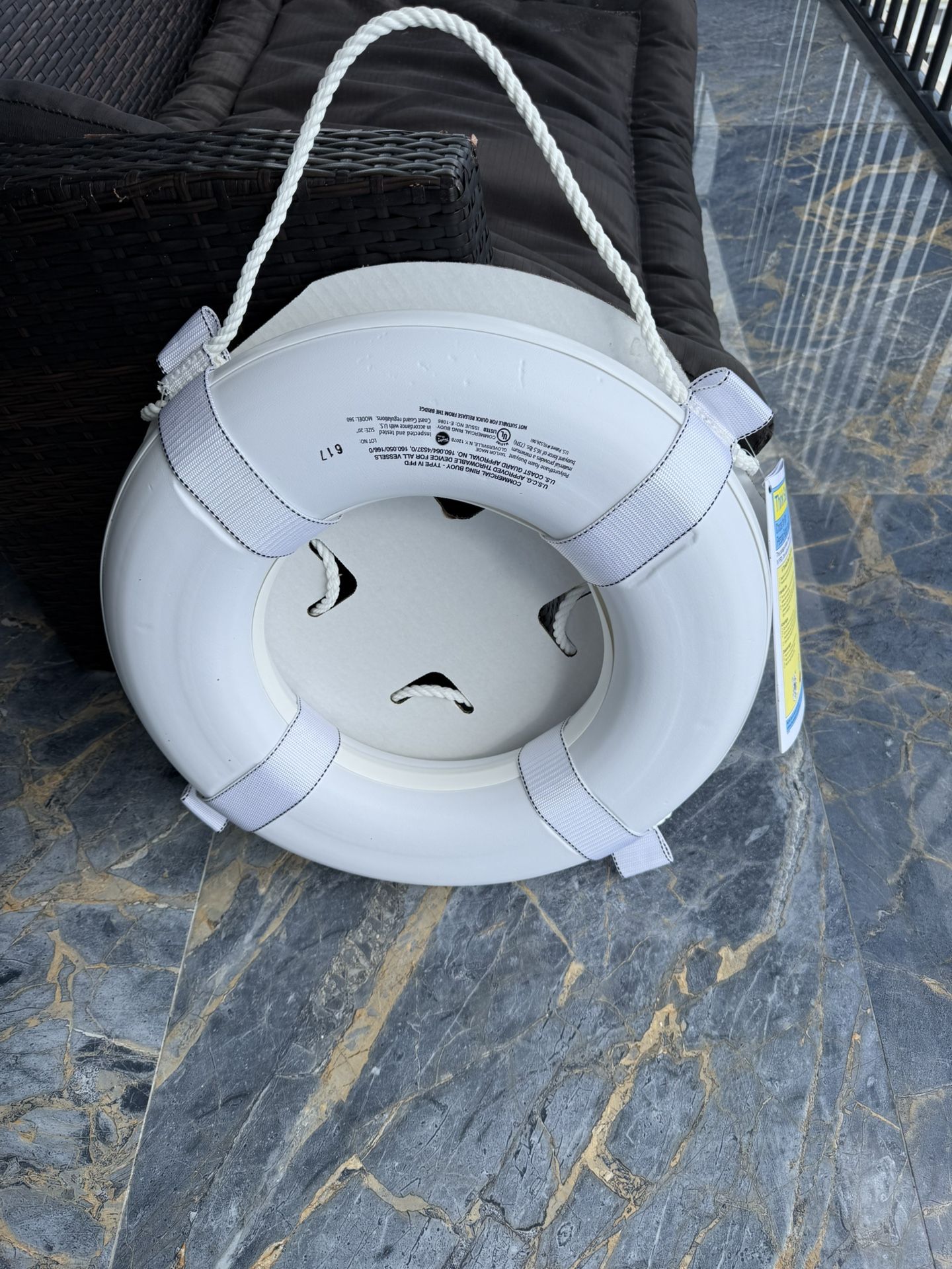 Ring Buoy. Life Ring 20 Inch New. Only $30