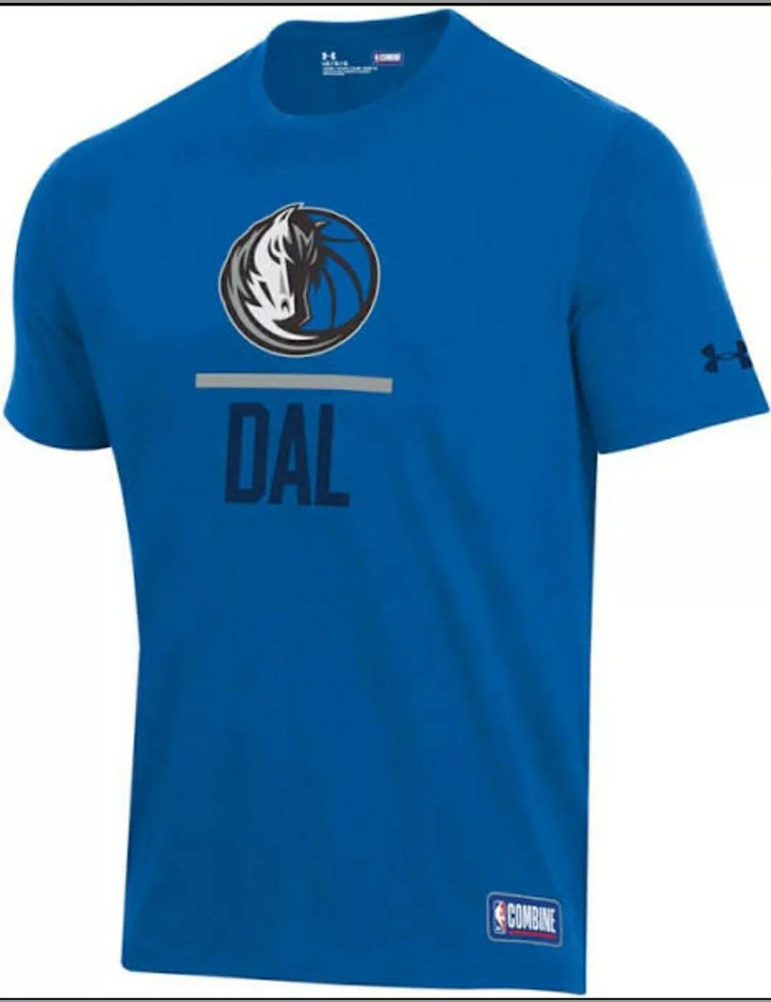 New Under Armour Dallas Mavericks NBA Combine Graphic T-Shirt Sty 1318890 XL 2XL 4XL