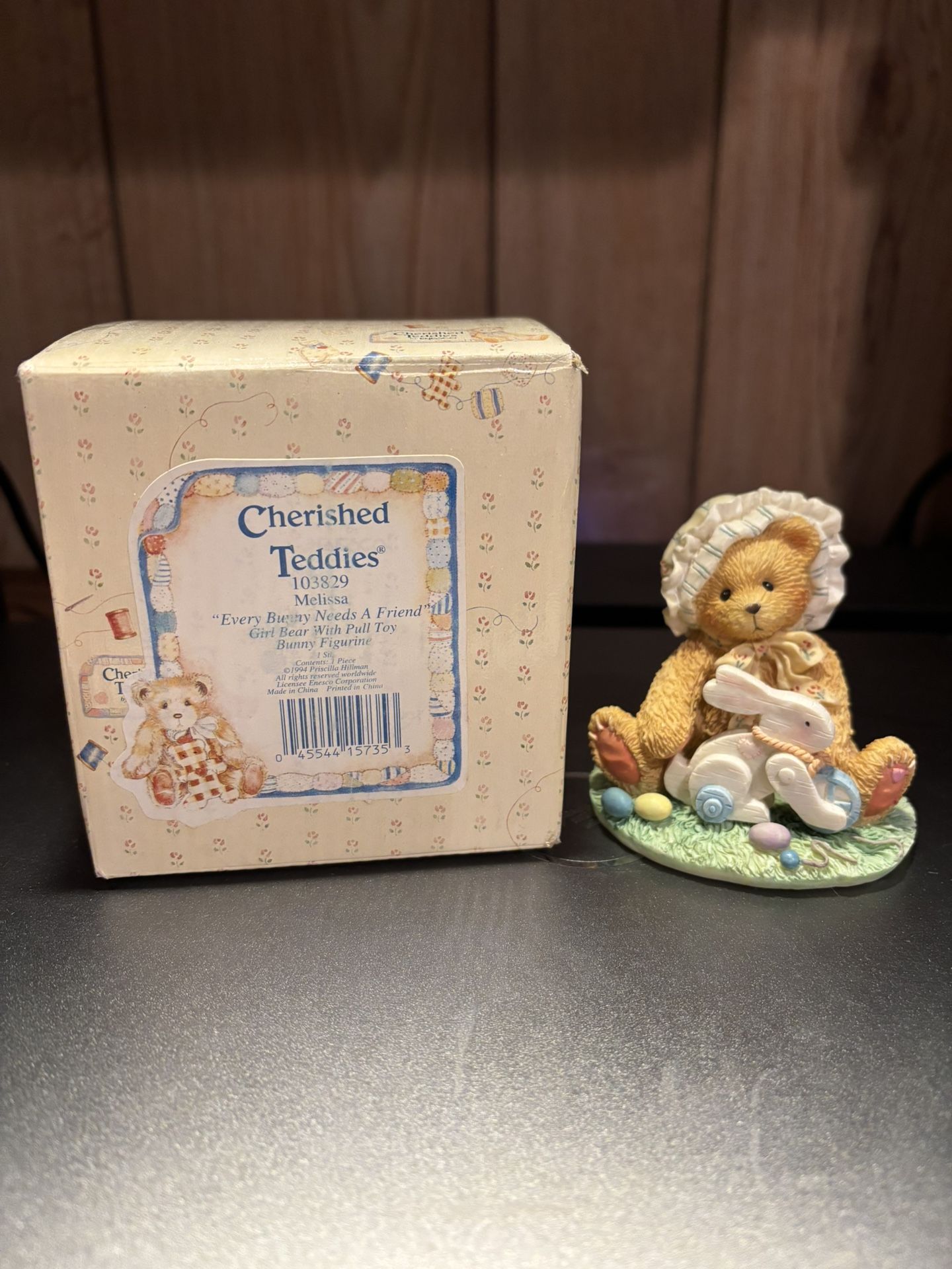 Cherished Teddies Melissa “Every Bunny Needs A Friend” #103829