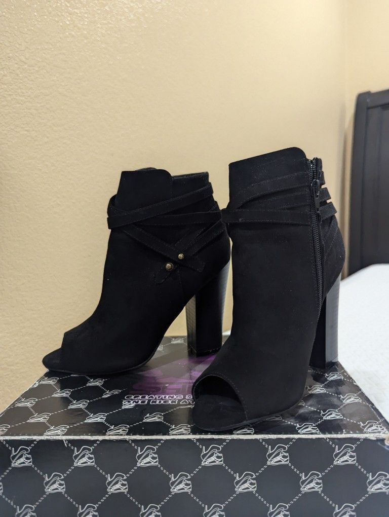 Boots, Chunky Heal & Booties