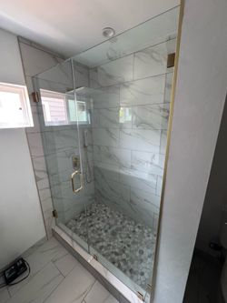 Shower doors , windows , mirrors