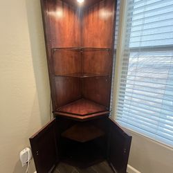 Corner Curio Display 