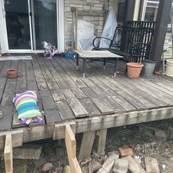 Deck’s ,Before And After 
