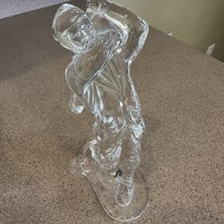 Waterford Leaded Crystal Golfer Male with Club Figurine