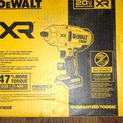 Dewalt Xr 1/2 Impact Wrench High Torque Tool Olny 