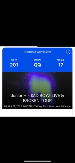 JUNIOR H TICKETS