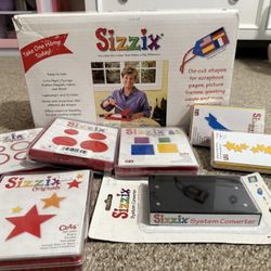 Provo Craft Sizzix Die-Cutting Machine with accessories