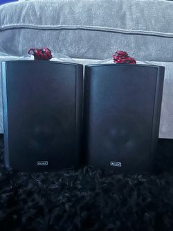 Herdio Black Speakers Pair