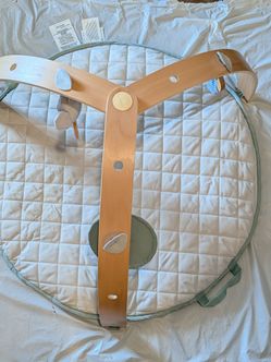 Ingenuity Cozy Spot Reversible Duvet Baby Activity Play Gym Wood Arch