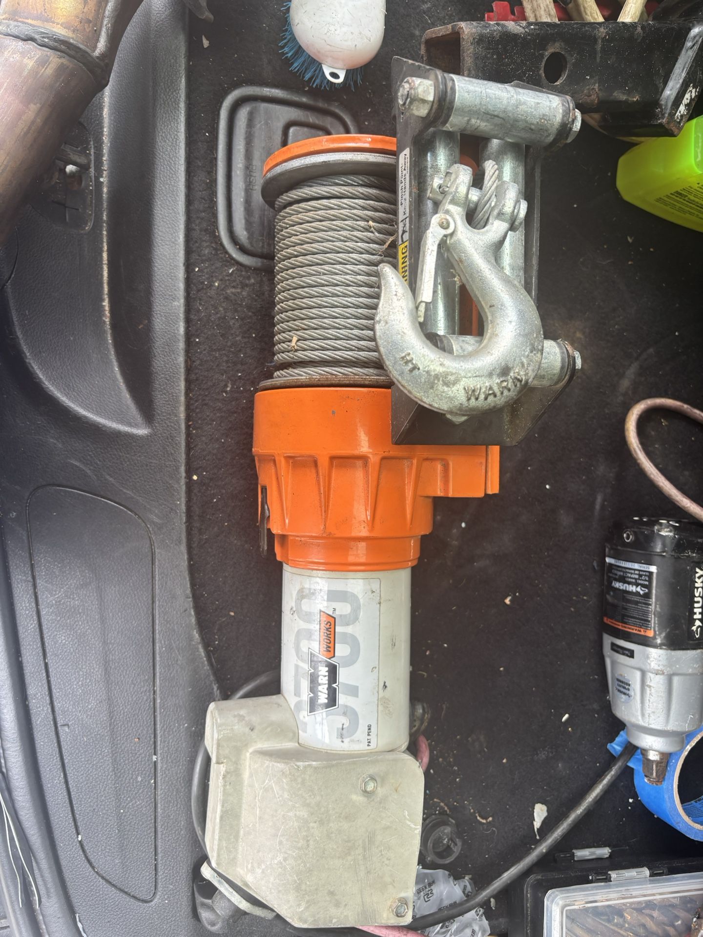 Warn Winch 3700 Works Really Good Nothing Is Wrong With It , Only Need The Control