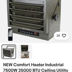 Comfort Zone Industrial Shop Heater 