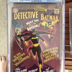 Detective Comics #359 (1967) CGC 5.5 — O/w to White Pages; 1st & Origin of Batgirl 