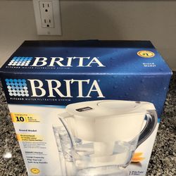 New Brita Pitcher Water Filtration System #1