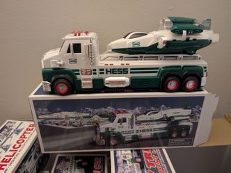 HESS vehicles from 2006 to 2013 in original boxes