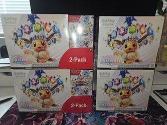 New Sealed Pokemon Prismatic Evolutions ETBs