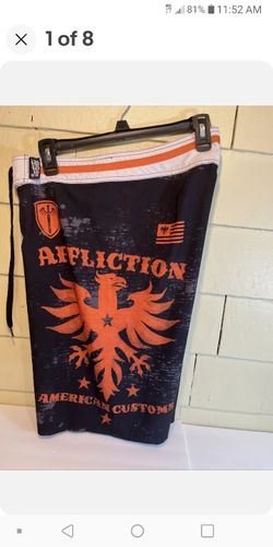 Affliction Board Shorts Swim Trunks